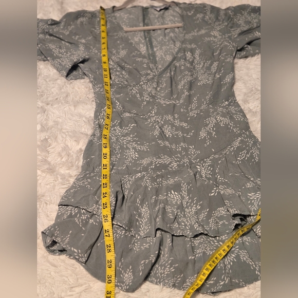 Polly The Louie Romper Sage Size 8 Color Light Gray/White - Picture 6 of 14